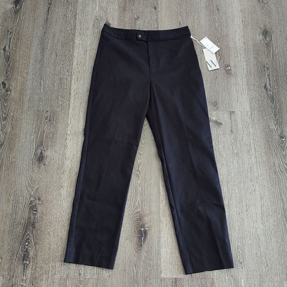 NEW Worthington Black Slim Leg High-Rise Pants Size 6